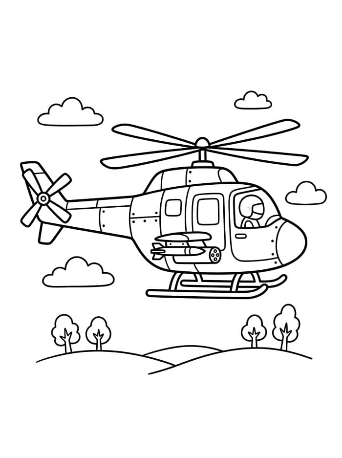 Geweldige helikopter