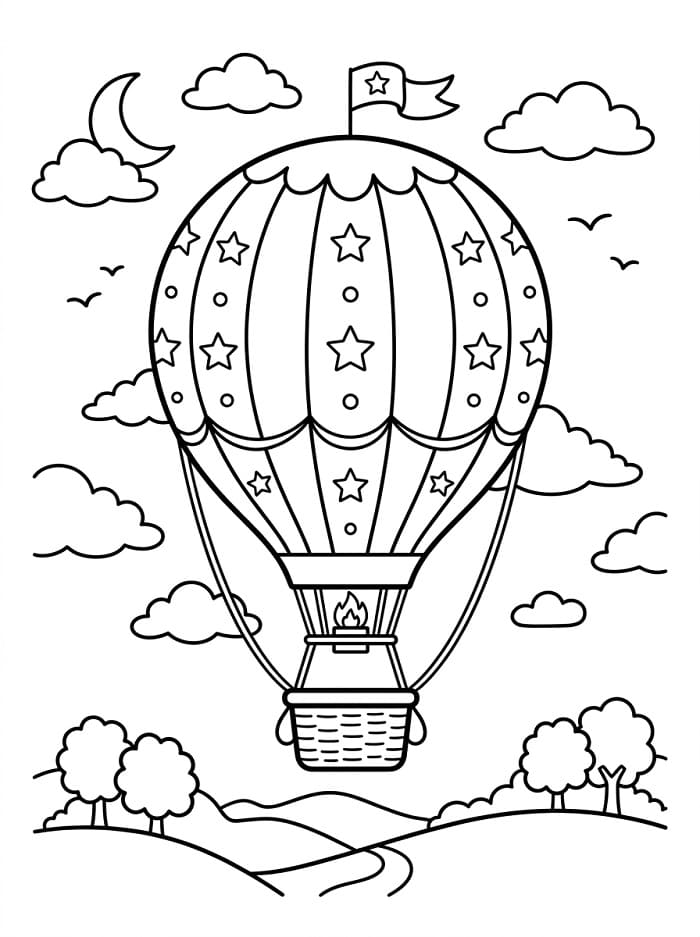 Geweldige luchtballon