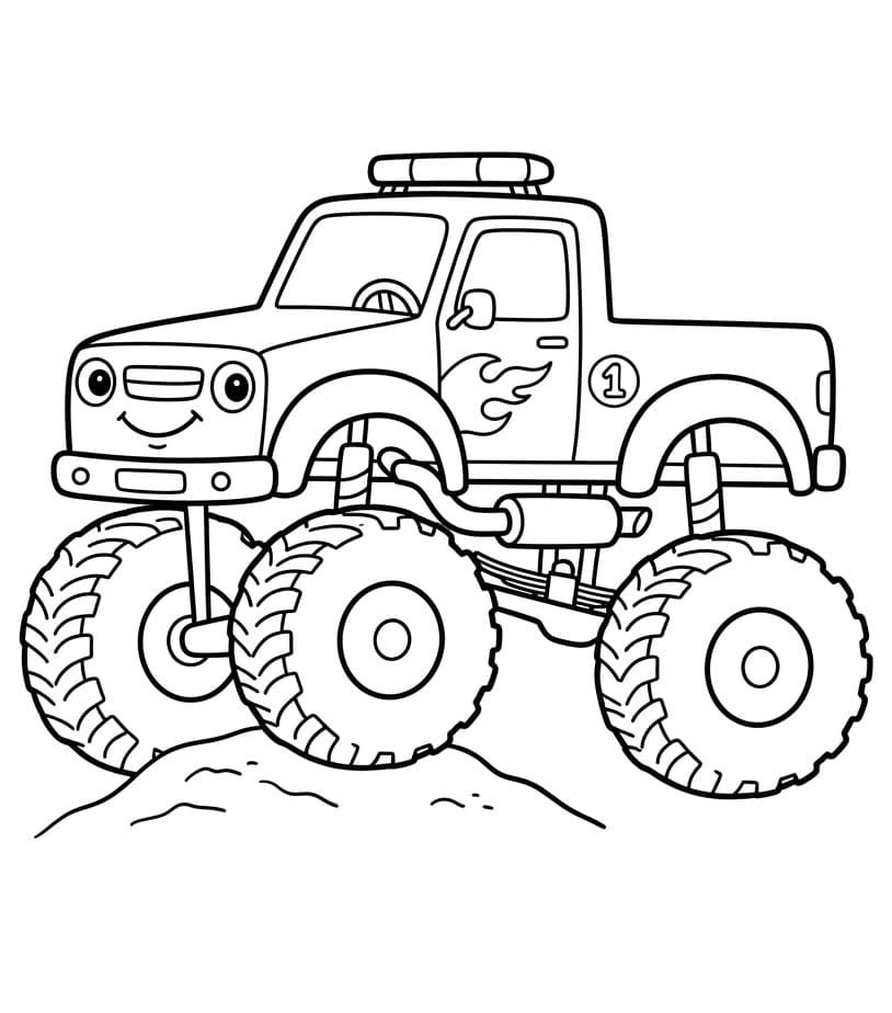 Geweldige monstertruck
