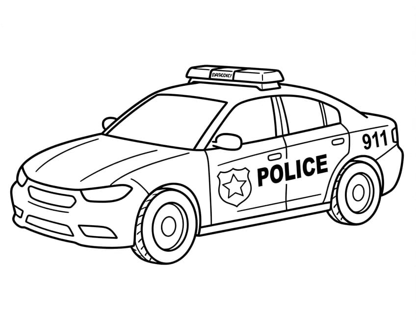Geweldige politieauto