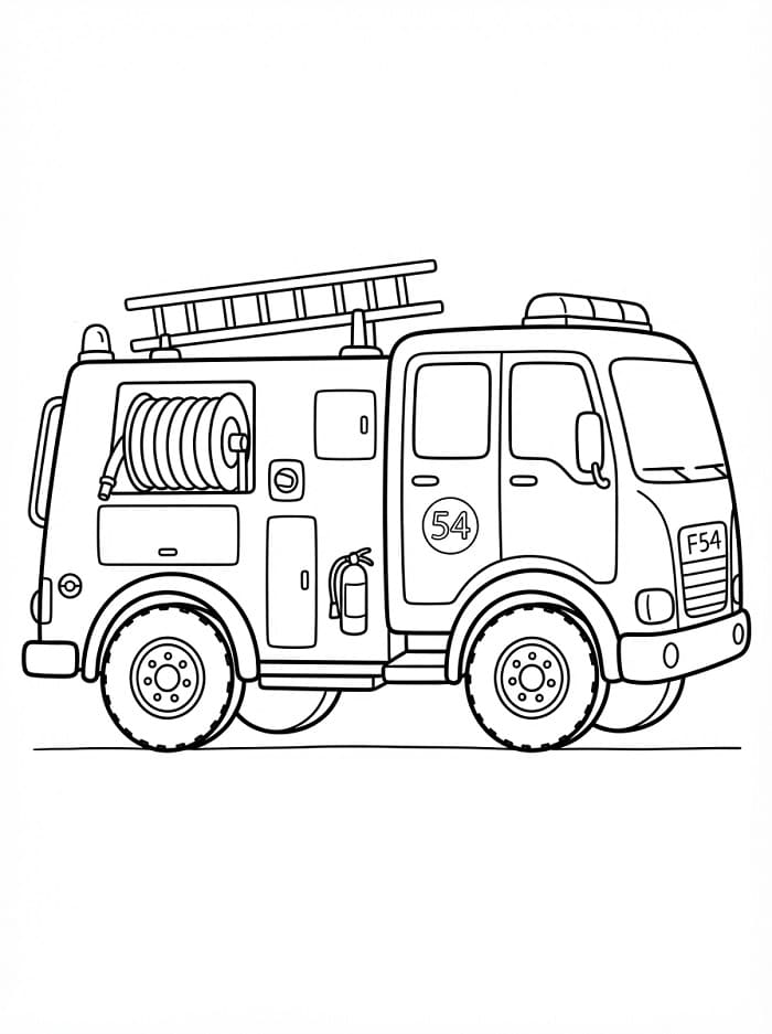 Gewone Brandweerwagen