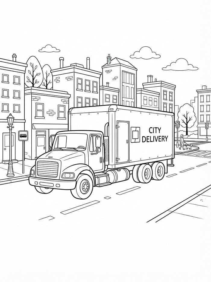 Gewone vrachtwagen
