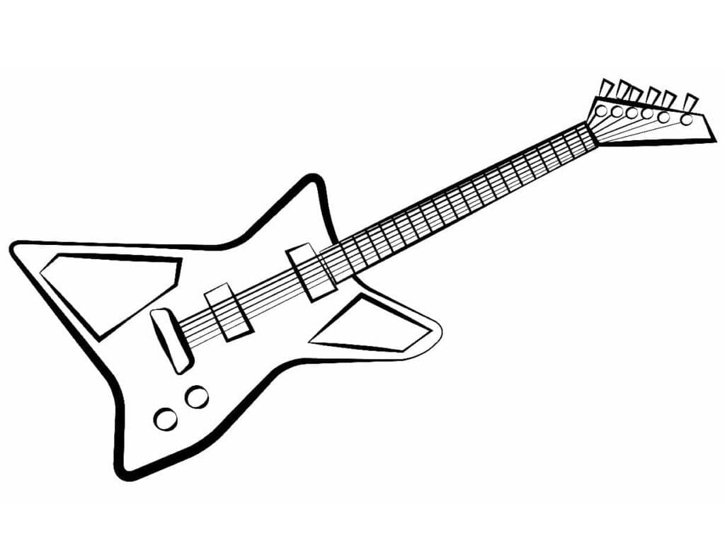 Gitaar om af te Drukken