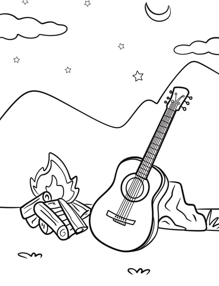 Gitaar om te Printen