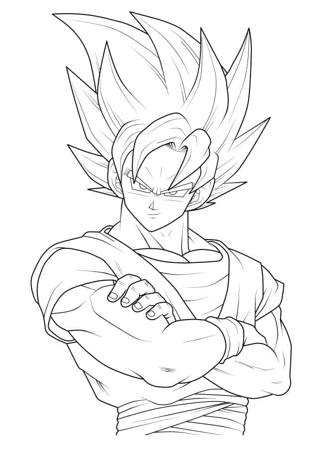 Goku om Uit te Printen