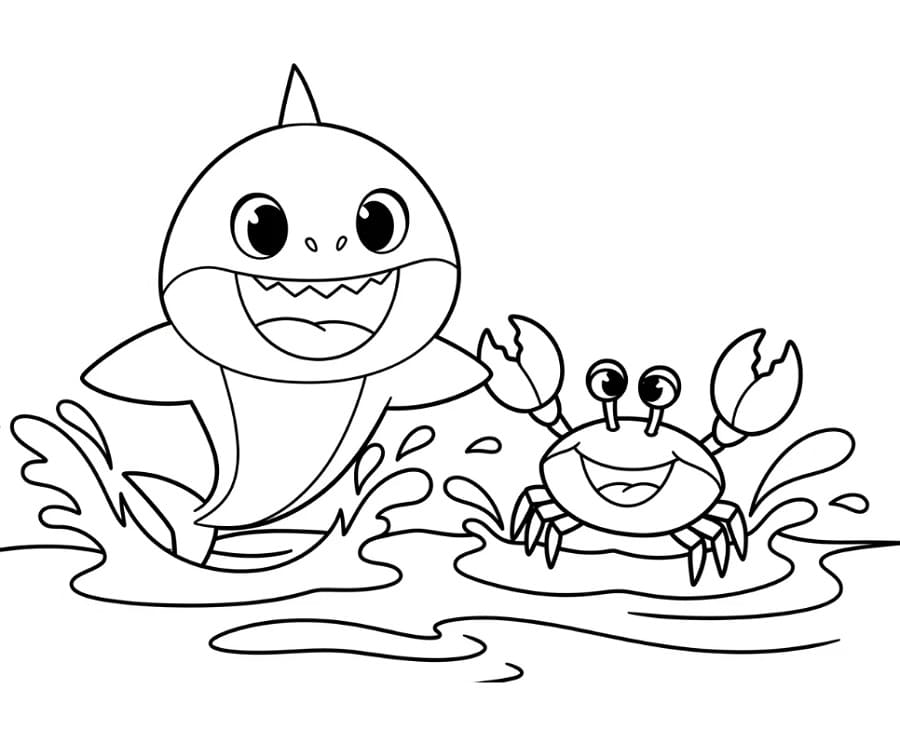 Grappige Baby Shark