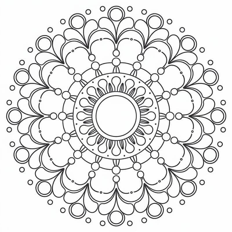 Gratis Afbeelding van een Mandala