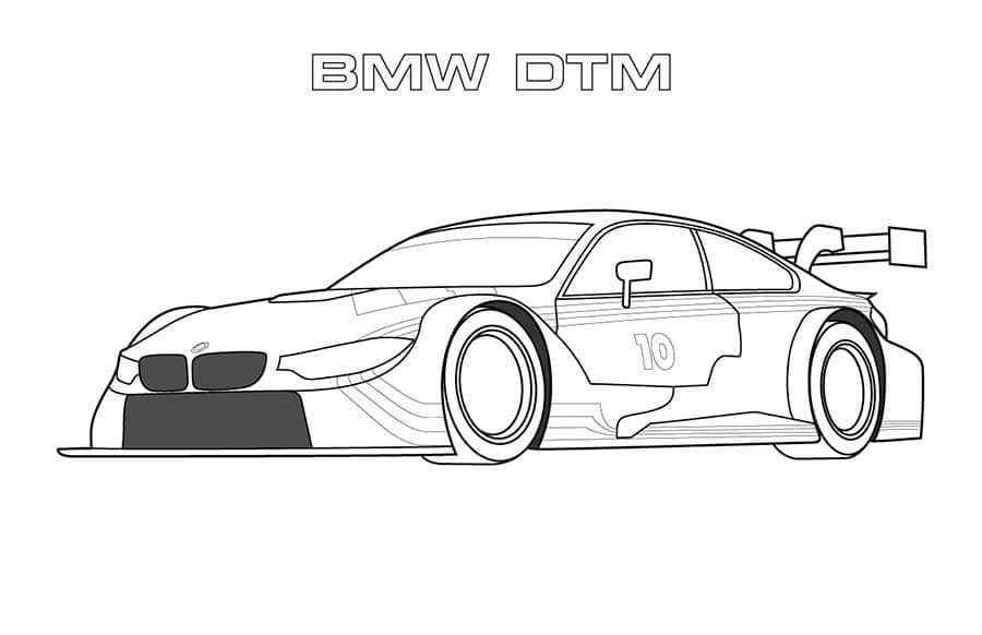 Gratis BMW afbeelding kleurplaat