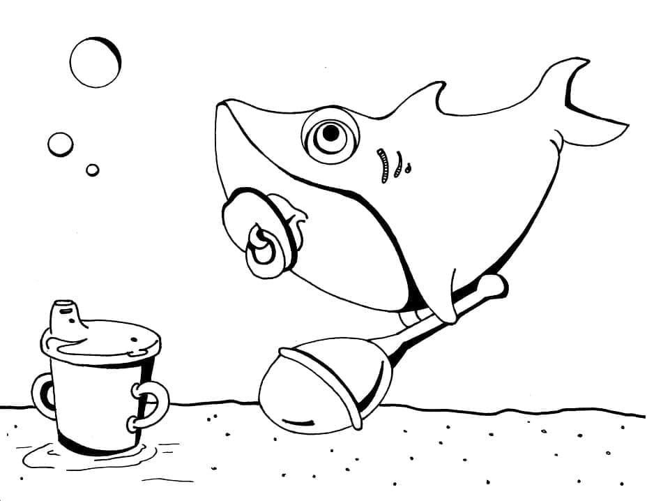 Gratis Baby Shark om af te Drukken