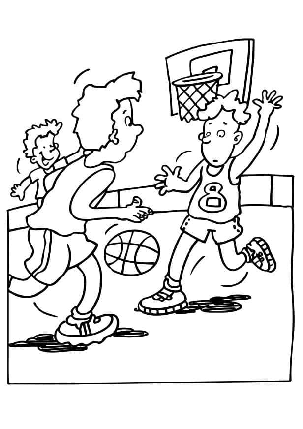 Gratis Basketbal om af te Drukken
