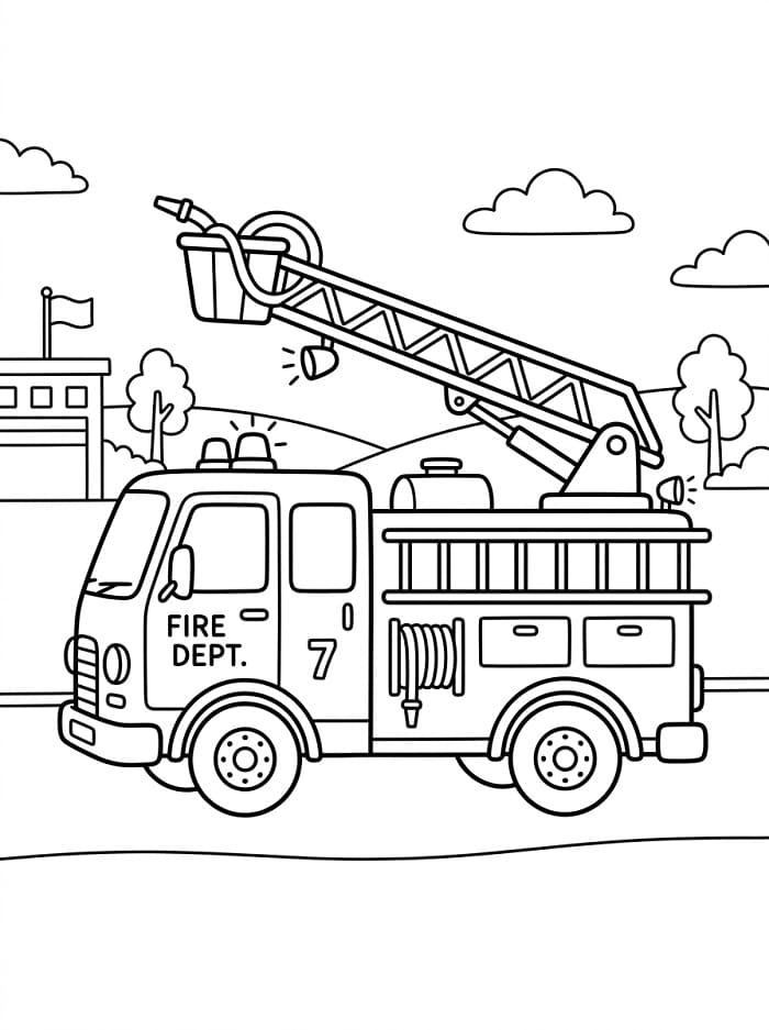 Gratis Brandweerwagen