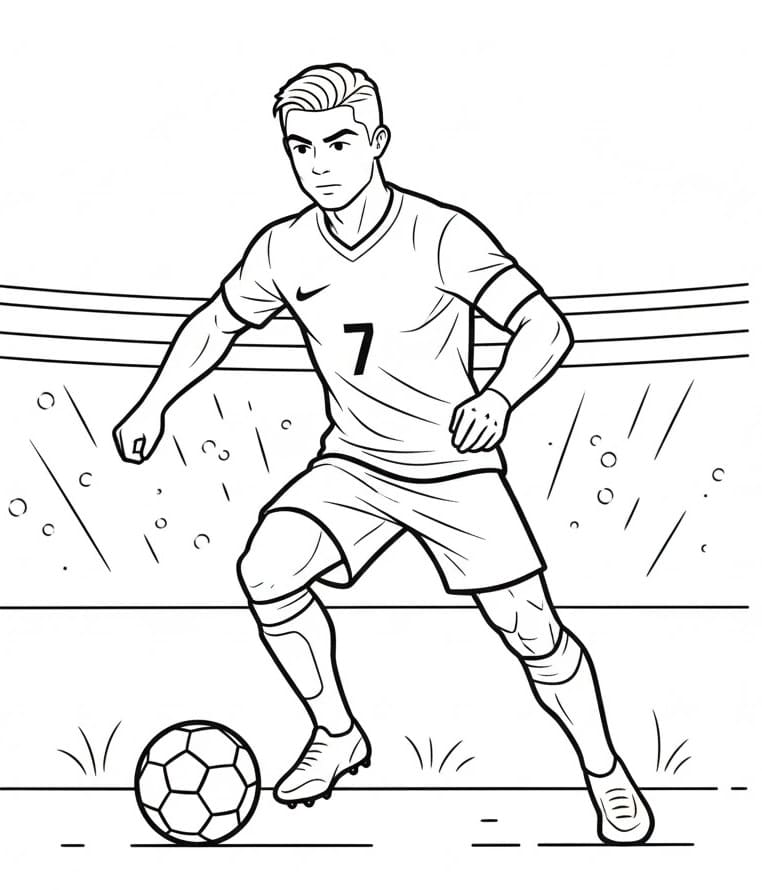 Gratis Cristiano Ronaldo om af te Drukken