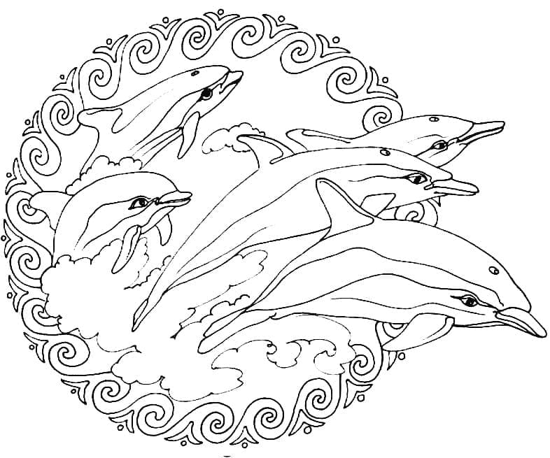 Gratis Dieren Mandala om af te Drukken