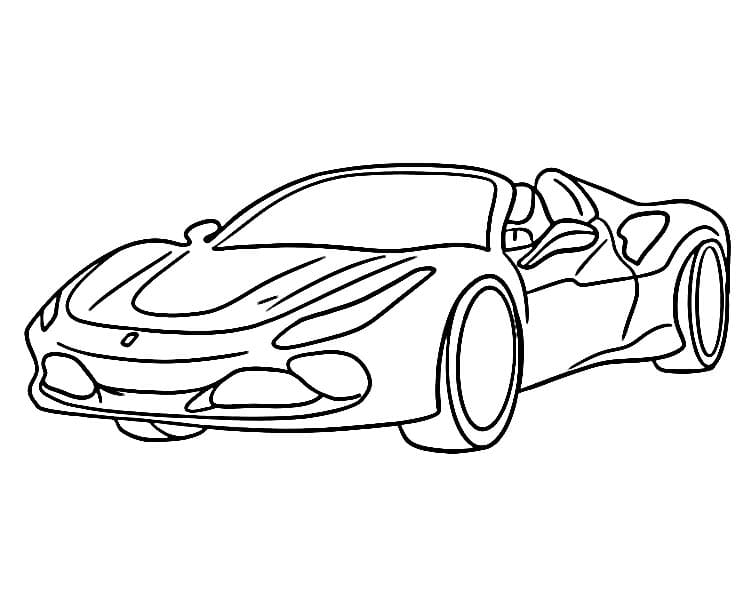 Gratis Ferrari om te printen