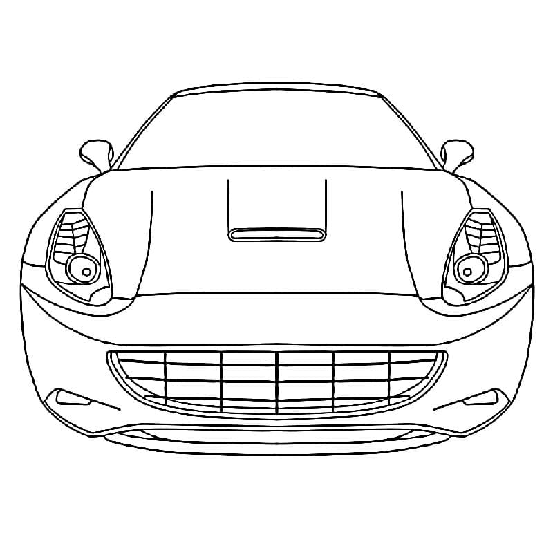 Gratis Ferrari printbaar
