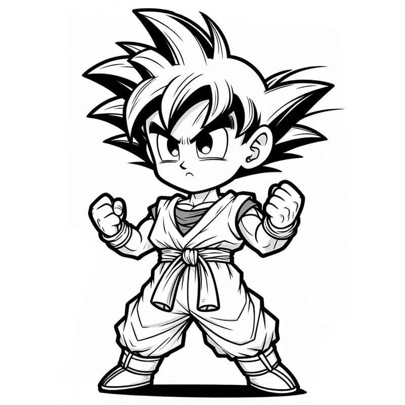 Gratis Goku voor Jonge Kinderen