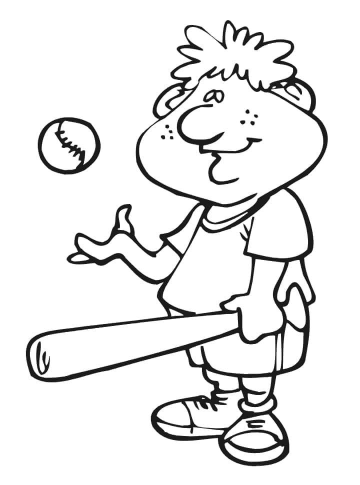 Gratis Honkbal om te printen