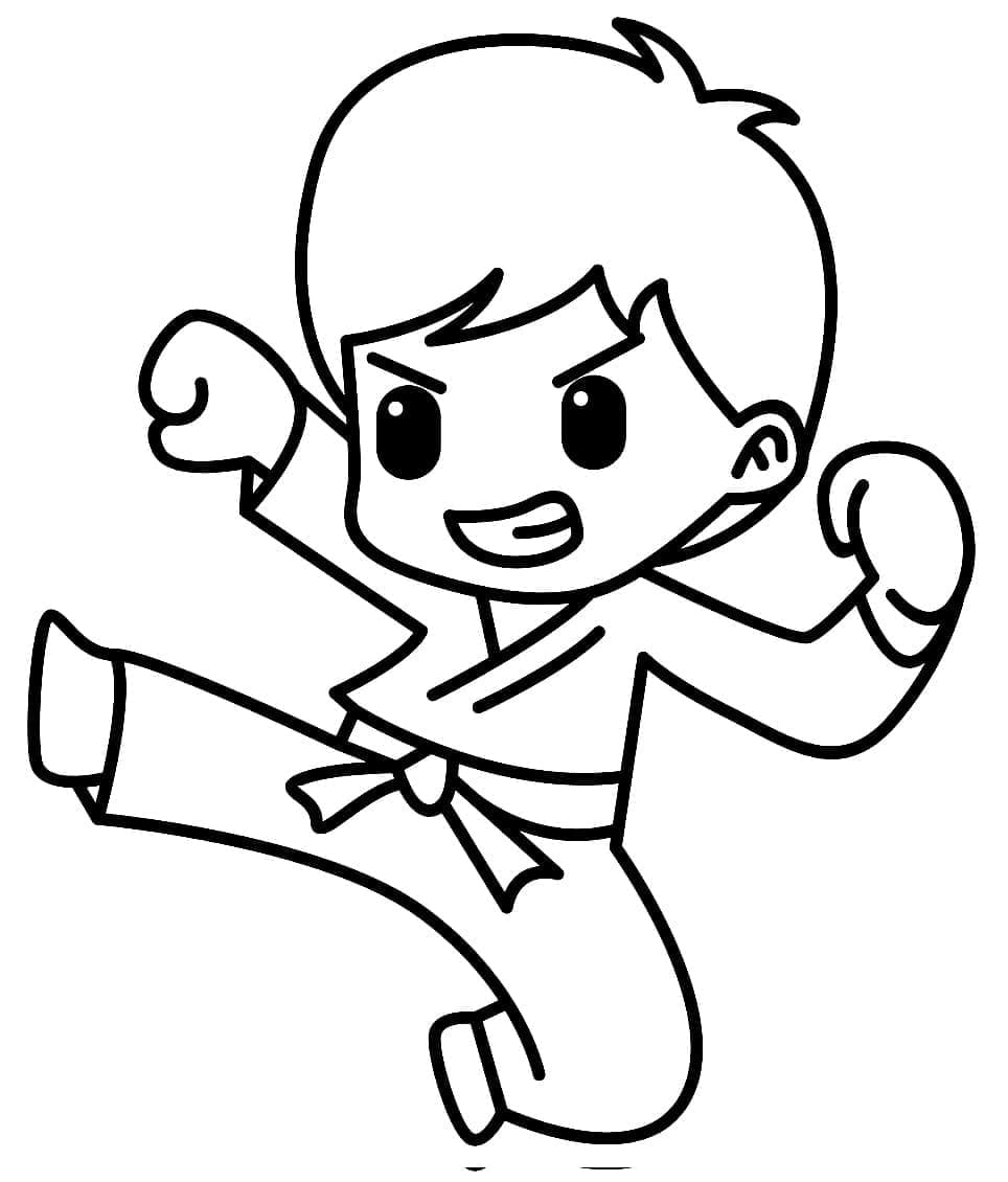 Gratis Karate om af te Drukken