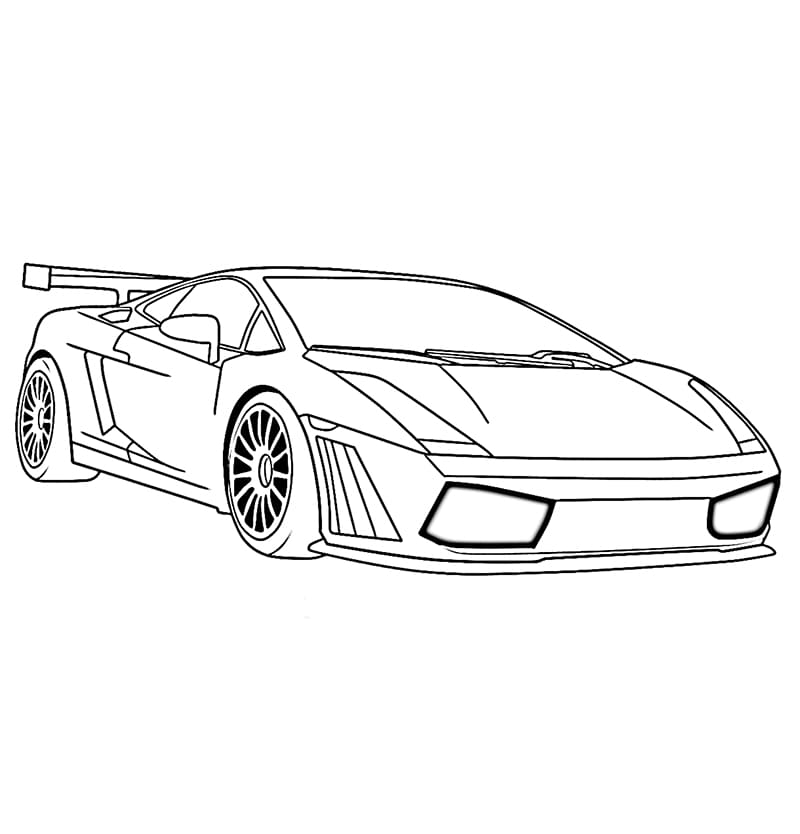 Gratis Lamborghini om te printen
