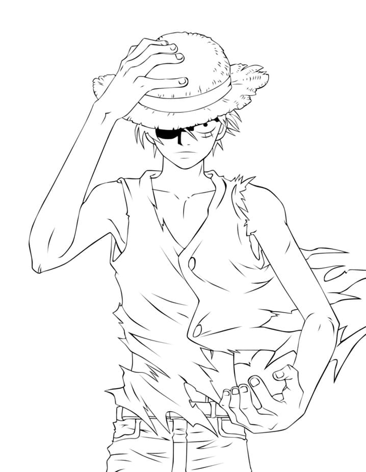 Gratis Luffy om af te Drukken