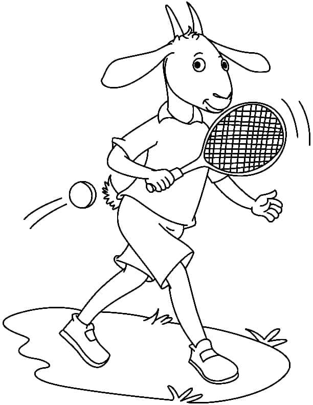 Gratis Printbaar Tennis