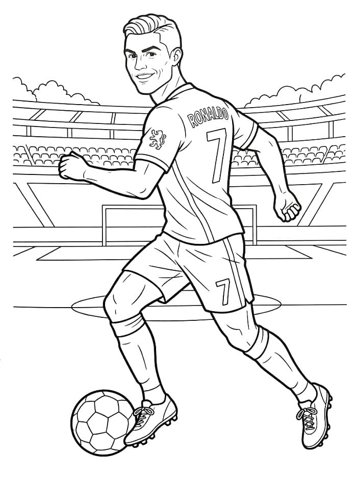 Gratis Printbare Cristiano Ronaldo