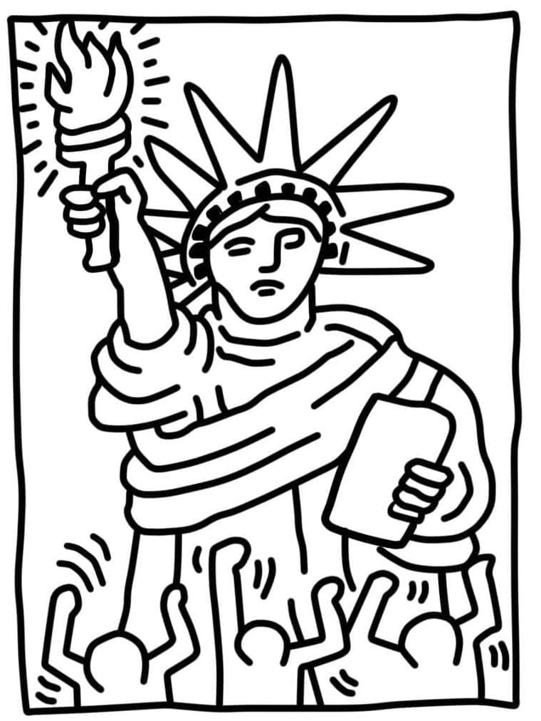 Gratis Printbare Keith Haring