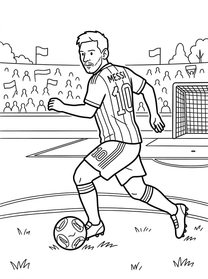 Gratis Printbare Lionel Messi
