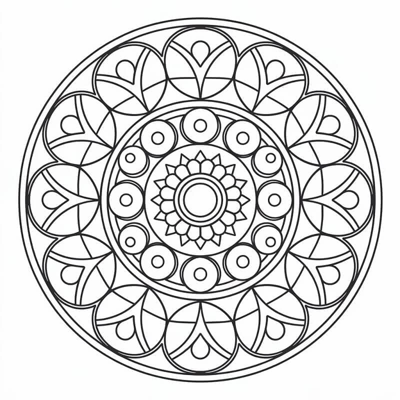 Gratis Printbare Mandala