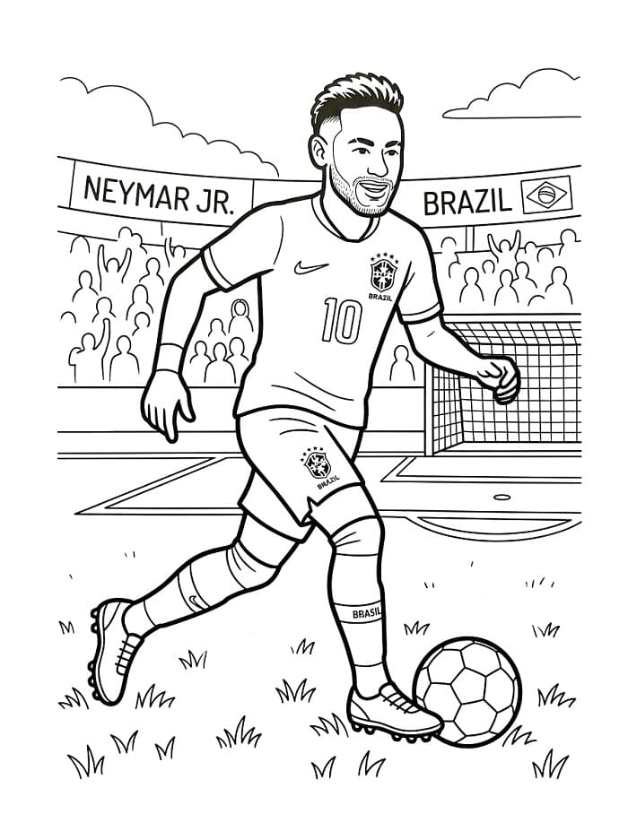 Gratis Printbare Neymar