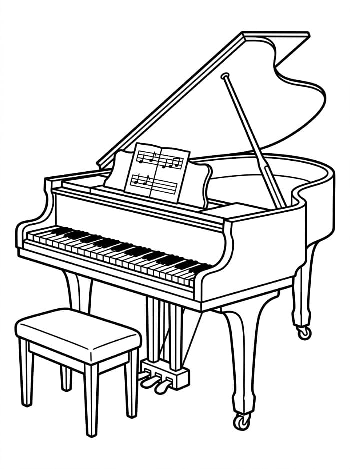 Gratis Printbare Piano