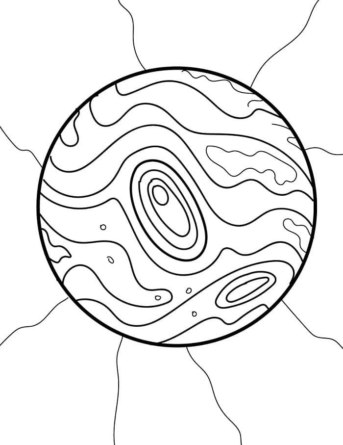 Gratis Printbare Planeet