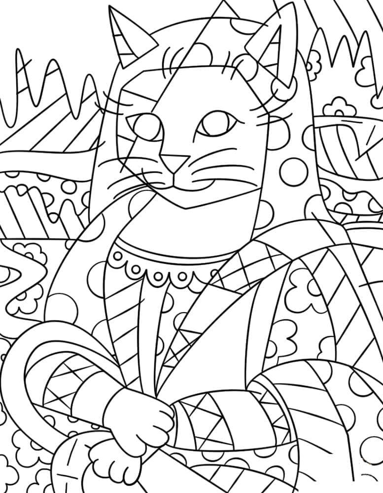 Gratis Printbare Romero Britto