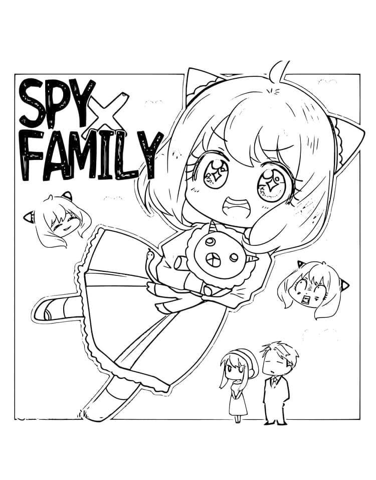 Gratis Printbare Spy x Family