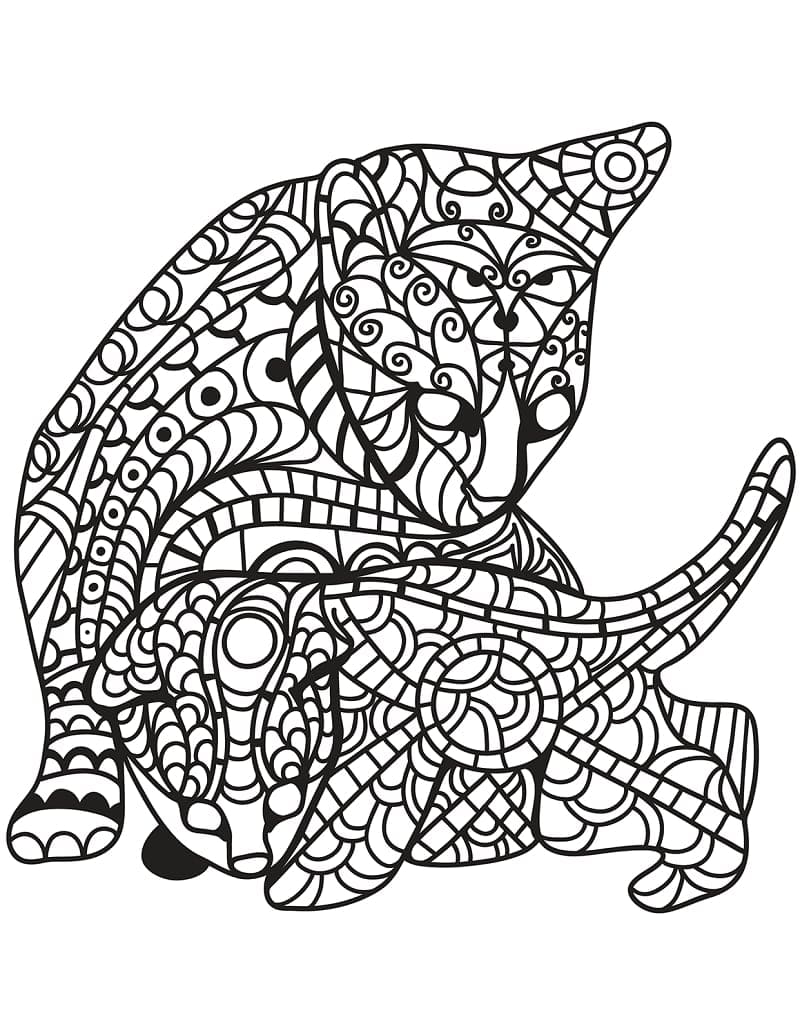 Gratis Printbare Zentangle