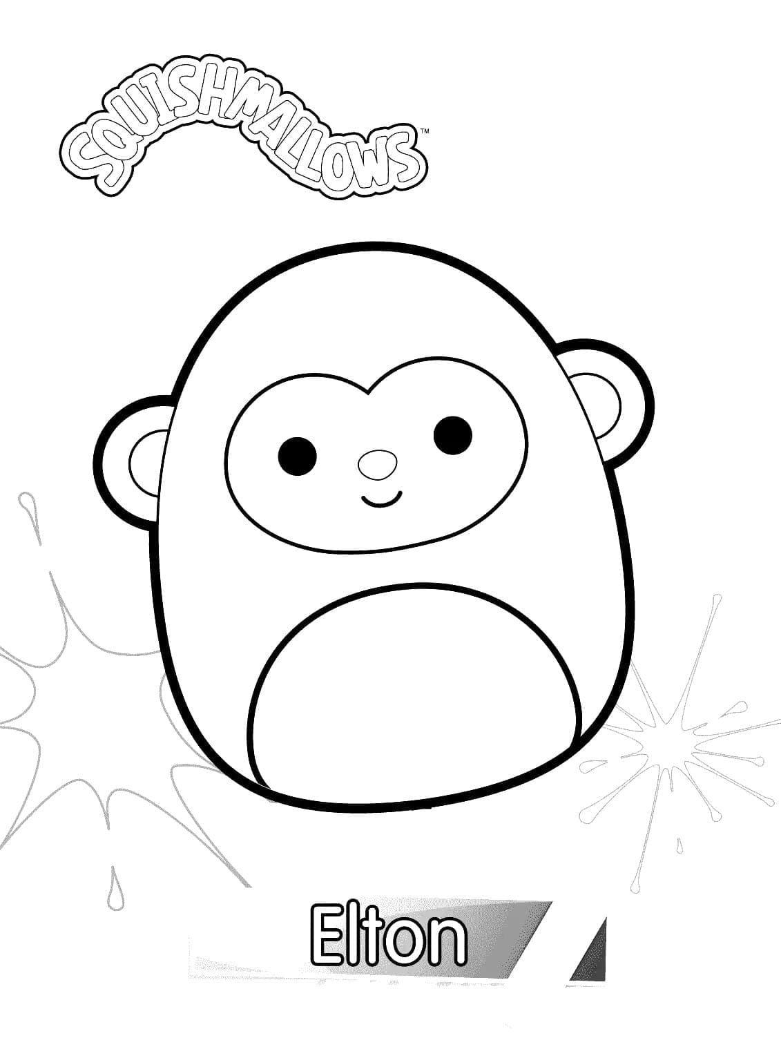 Gratis Squishmallows printbaar