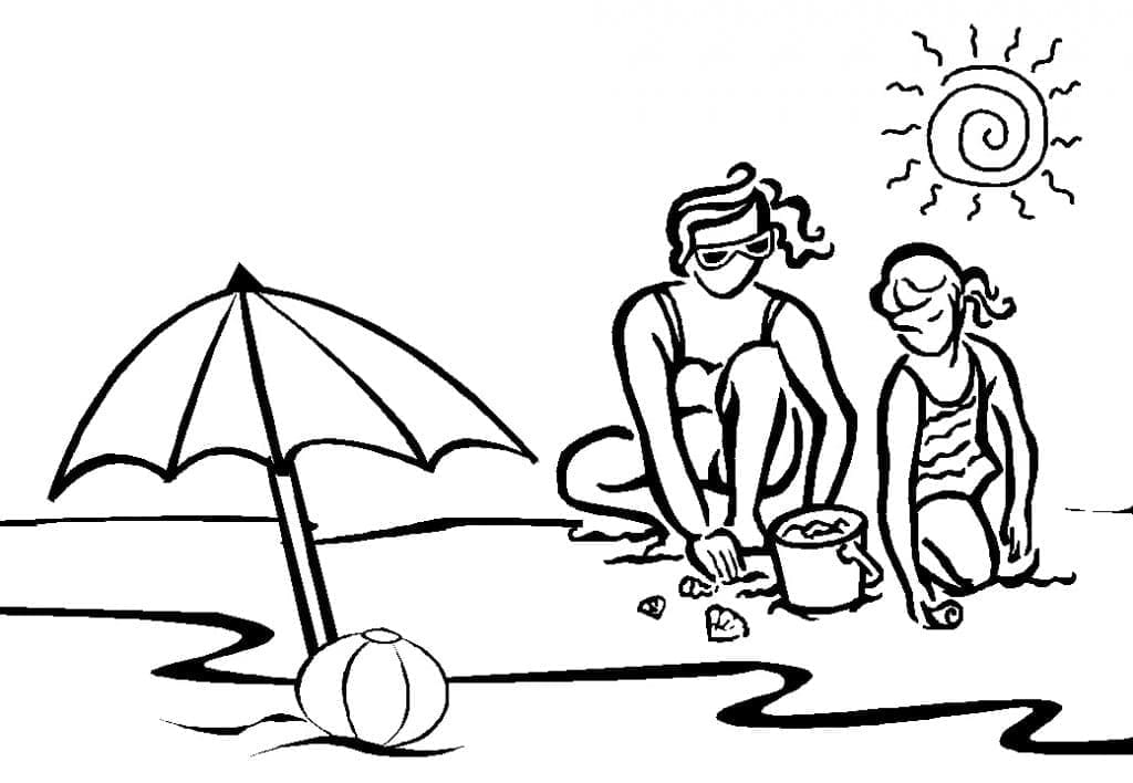 Gratis Strand om af te drukken
