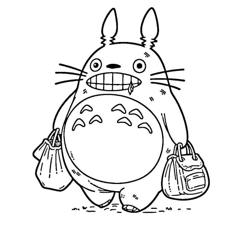 Gratis Totoro om af te Drukken