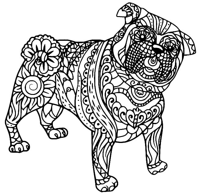 Zentangle kleurplaat