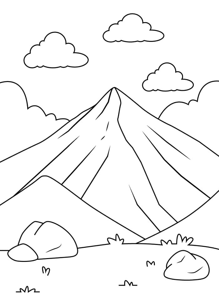 Gratis afbeelding van een berg