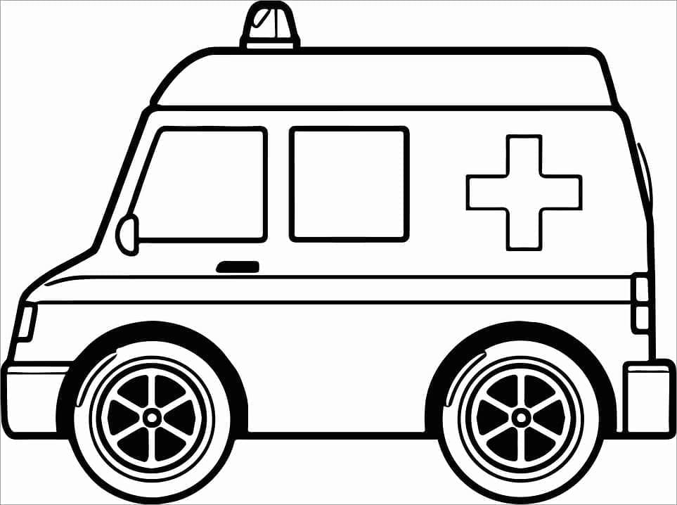 Gratis ambulance om te printen