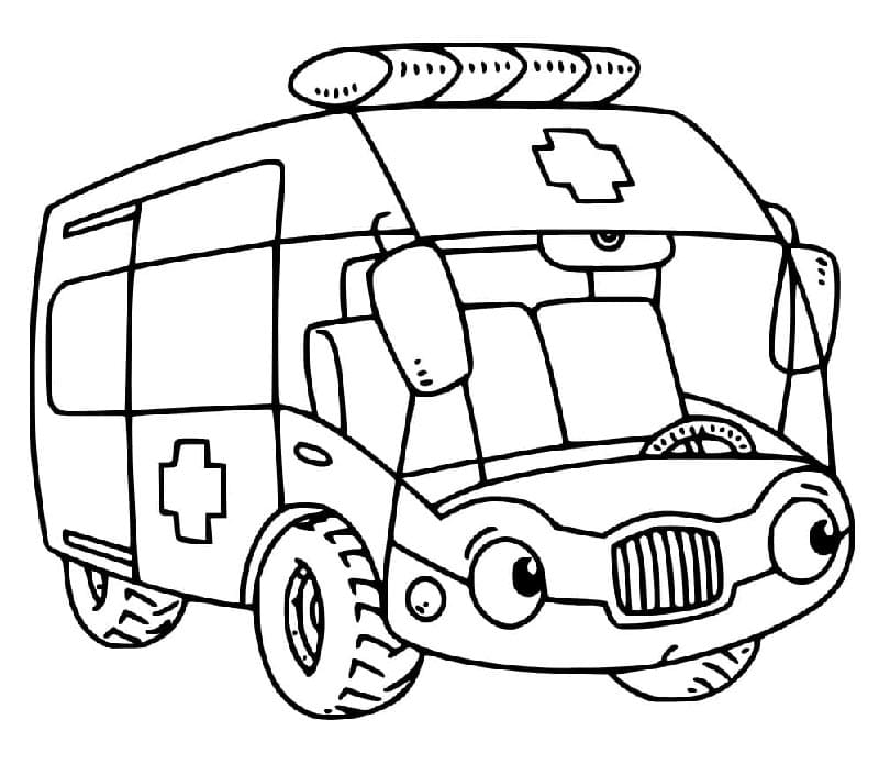 Gratis ambulance printbaar
