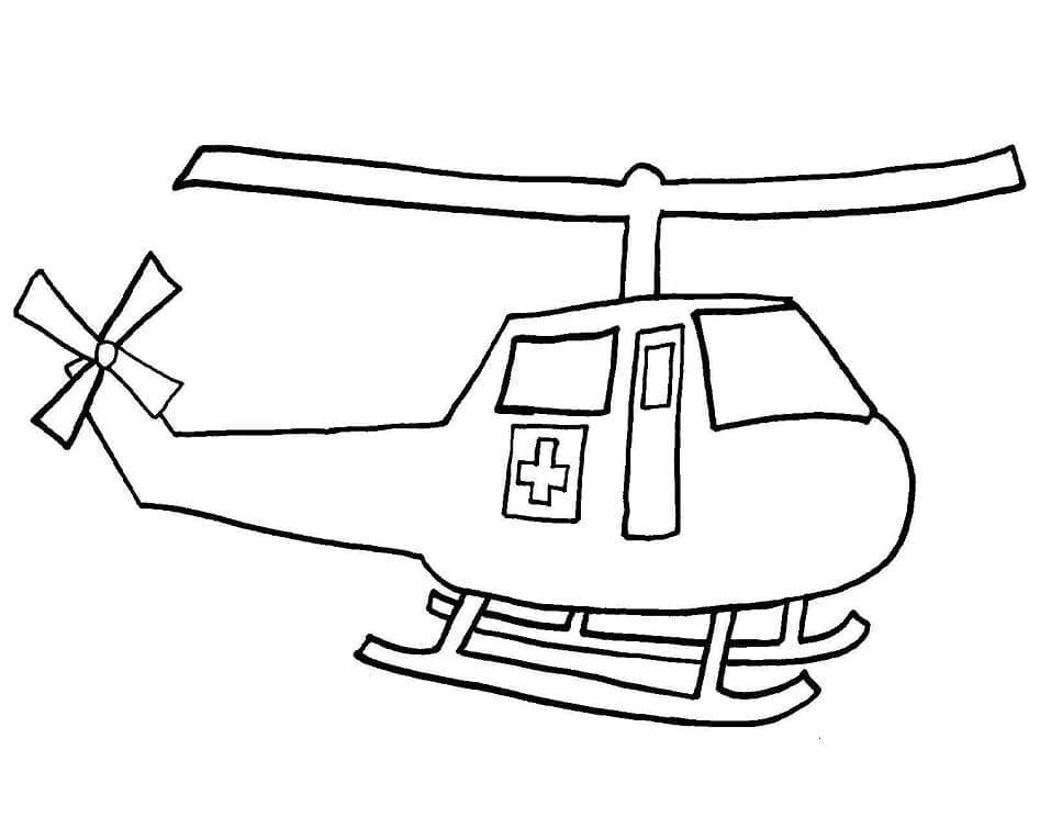 Gratis helikopter om te printen