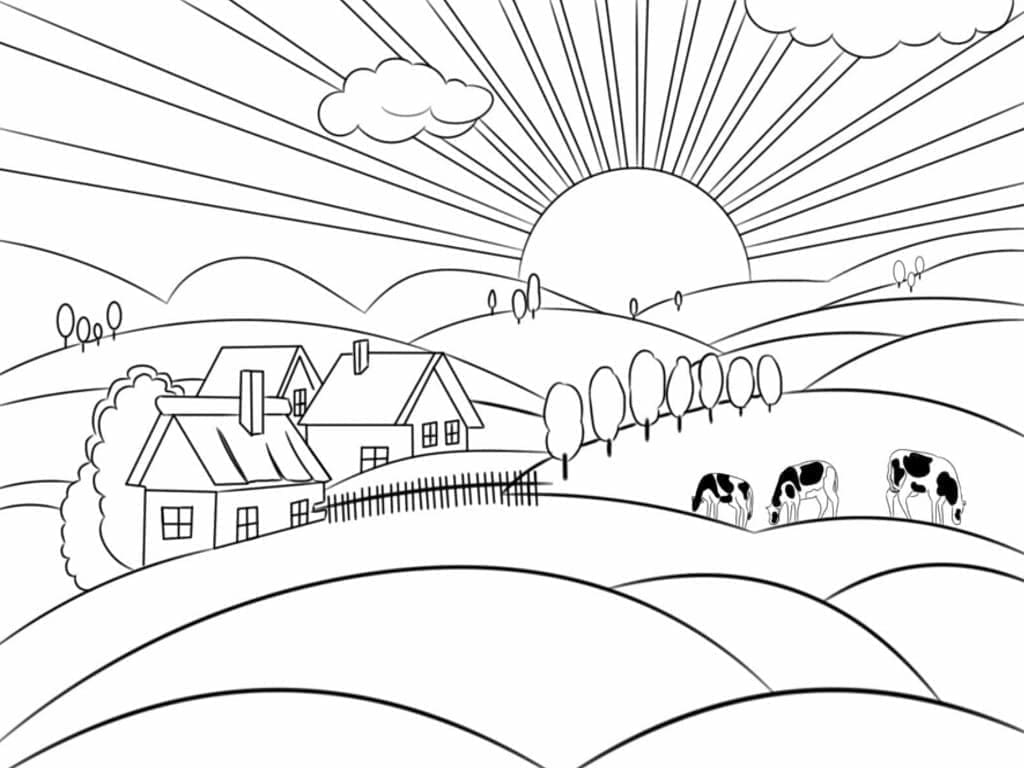 Gratis landschap voor kids