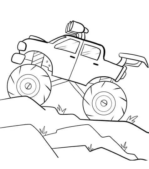 Gratis monstertruck om te printen