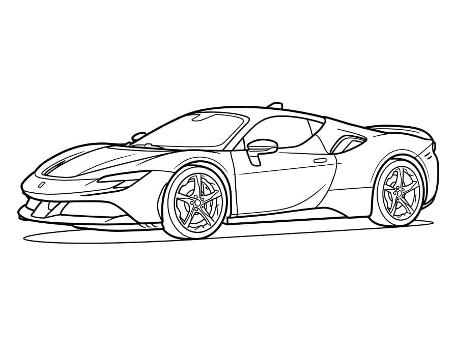 Gratis printbare Ferrari