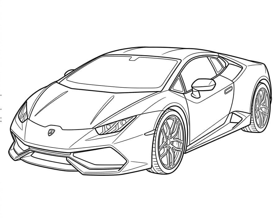 Gratis printbare Lamborghini