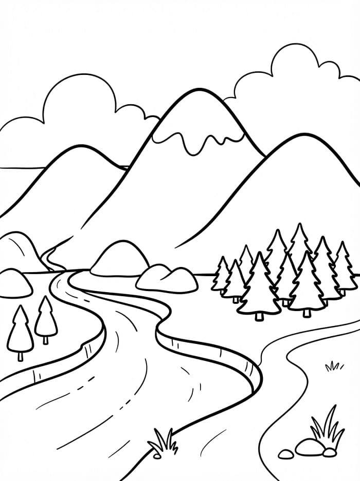 Gratis printbare berg