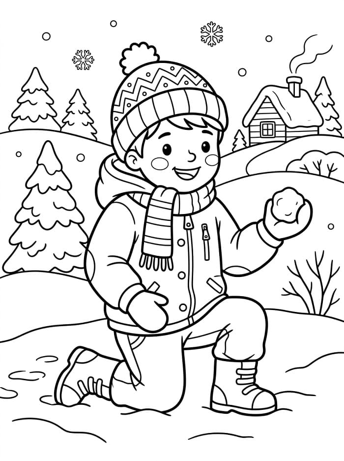 Gratis printbare winter