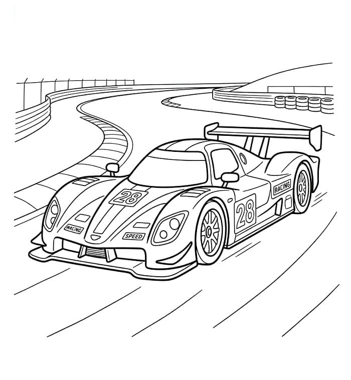 Gratis raceauto voor kinderen
